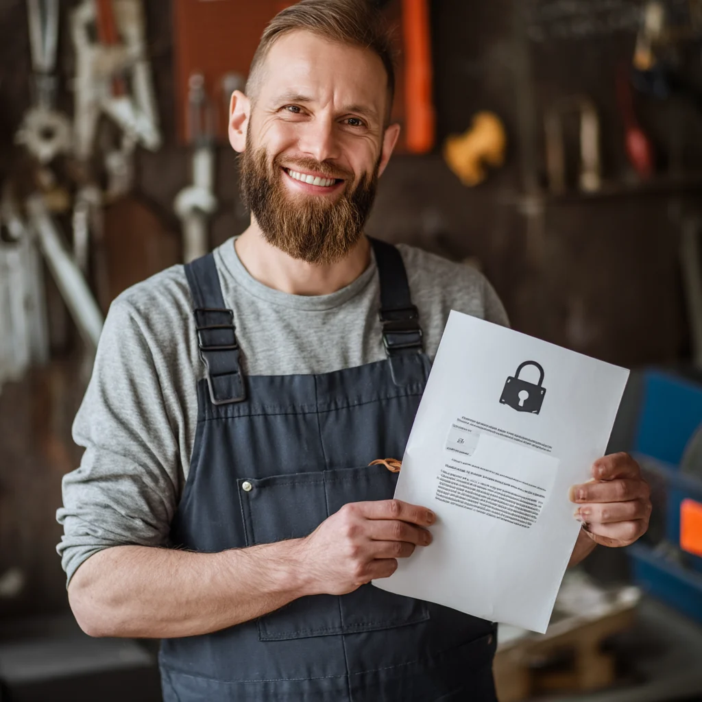 Schütze deine Rechnungen mit einem Passwort in unserer Handwerkersoftware Hawepro